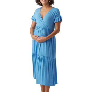 Textiel Dames Lange jurken Mamalicious  Blauw