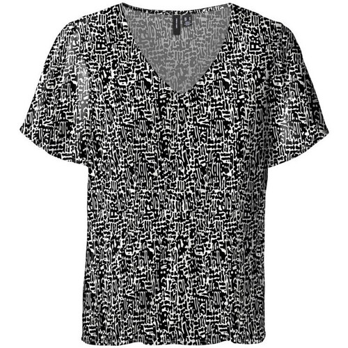 Textiel Dames T-shirts & Polo’s Vero Moda  Zwart