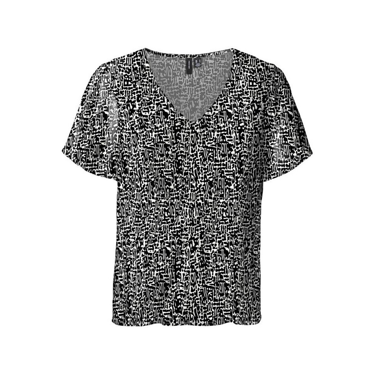 Textiel Dames T-shirts & Polo’s Vero Moda  Zwart