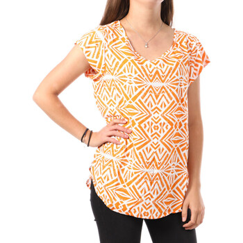 Textiel Dames T-shirts & Polo’s Only  Oranje