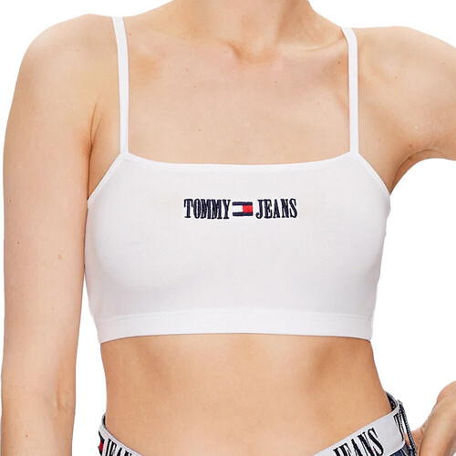 Textiel Dames T-shirts & Polo’s Tommy Hilfiger  Wit