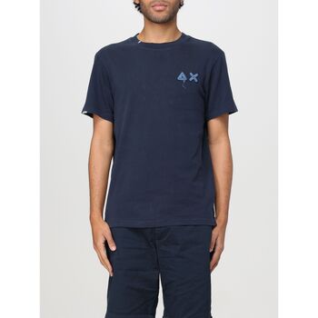 Textiel Heren T-shirts & Polo’s Sun68 T34115 07 Blauw
