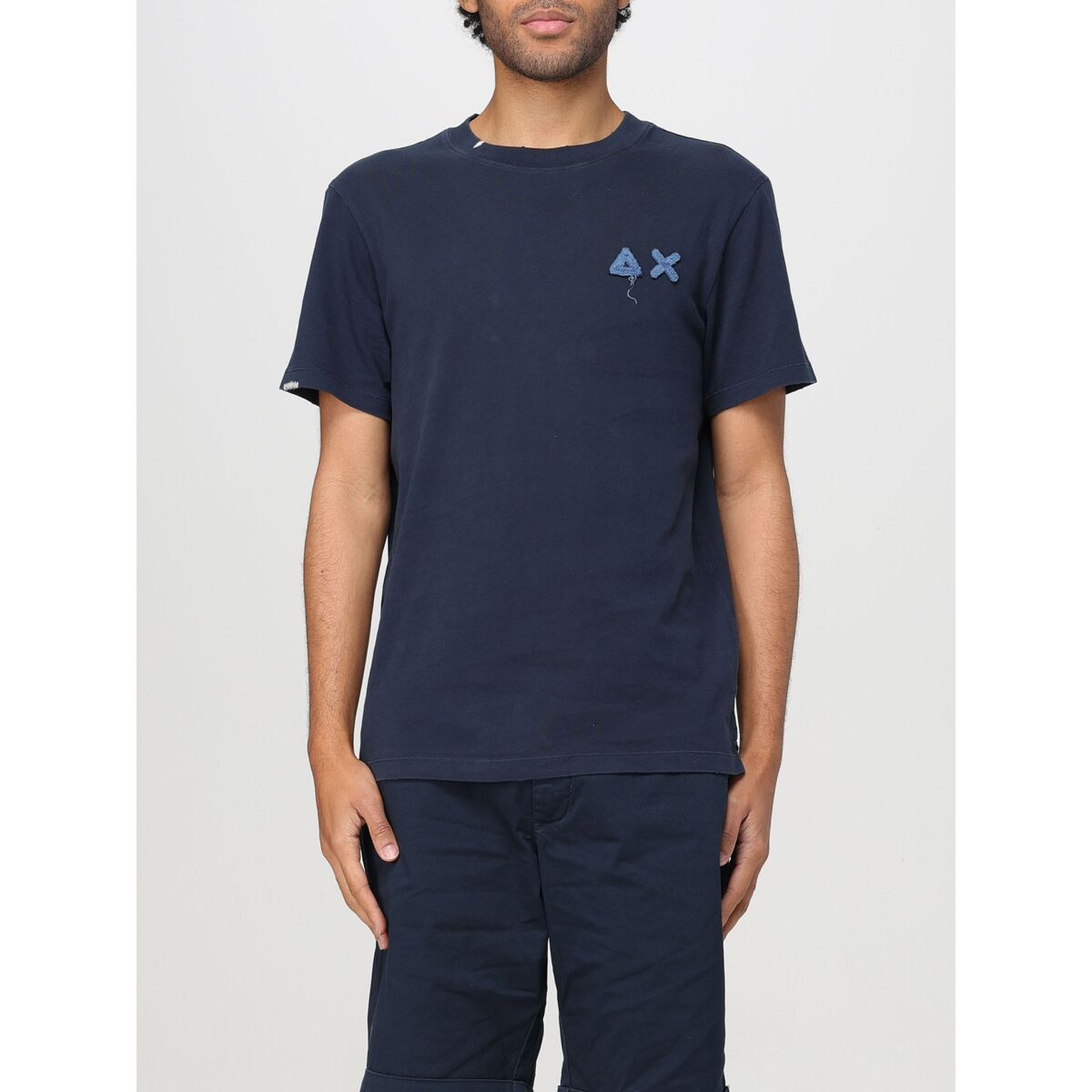 Textiel Heren T-shirts & Polo’s Sun68 T34115 07 Blauw