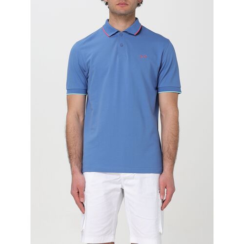 Textiel Heren T-shirts & Polo’s Sun68 A34113 56 Blauw