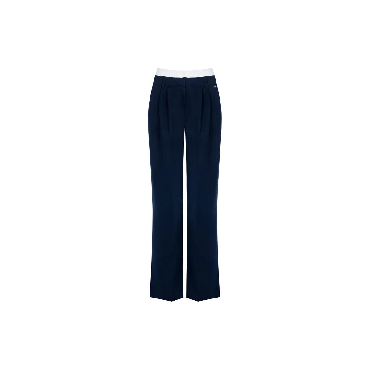 Textiel Dames Broeken / Pantalons Rinascimento CFC0118581003 Donkerblauw