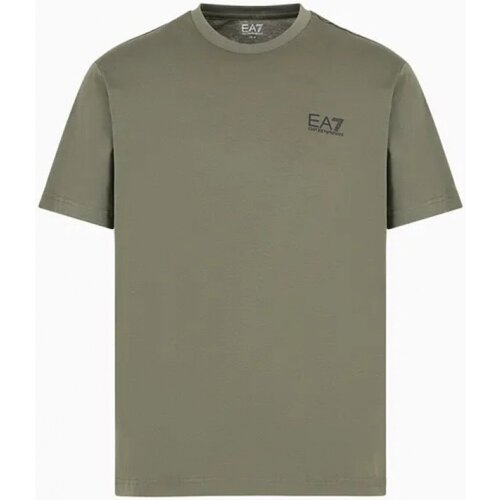 Textiel Heren T-shirts korte mouwen Emporio Armani EA7 8NPT18 PJ02Z Groen