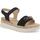 Schoenen Dames Sandalen / Open schoenen Melluso 019219-233725 Zwart