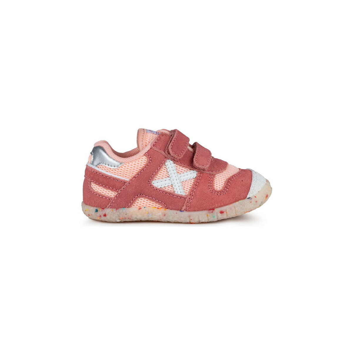 Schoenen Kinderen Sneakers Munich Baby goal 8172591 Coral Multicolour