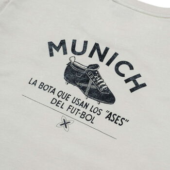 Munich T-shirt vintage 2507230 Grey Grijs