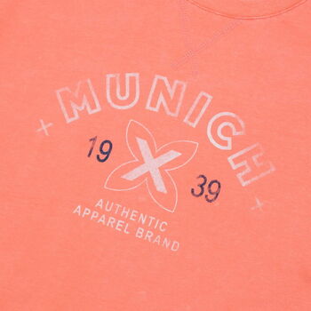 Munich T-shirt vintage 2507234 Coral Multicolour