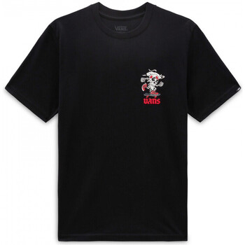 Textiel Kinderen T-shirts & Polo’s Vans Pizza skull ss Zwart