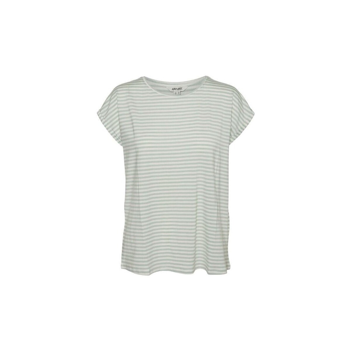 Textiel Dames T-shirts & Polo’s Vero Moda 10284469 MAVA Groen