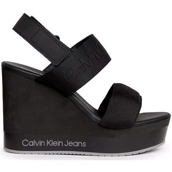 Schoenen Dames Sandalen / Open schoenen Calvin Klein Jeans Sandalias  en color negro para Zwart