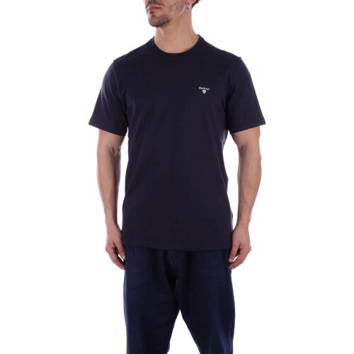Textiel Heren T-shirts korte mouwen Barbour MTS0670 Blauw