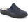 Schoenen Dames Leren slippers Grunland DSG-CI2552 Blauw