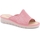Schoenen Dames Leren slippers Grunland DSG-CI3690 Roze