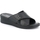 Schoenen Dames Leren slippers Grunland DSG-CI3603 Zwart