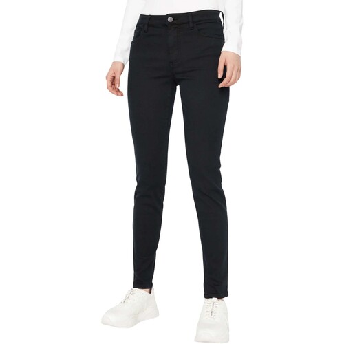 Textiel Dames Skinny jeans EAX 5 Tasche Zwart