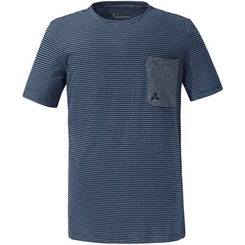 Textiel Heren T-shirts korte mouwen SchÖffel  Blauw