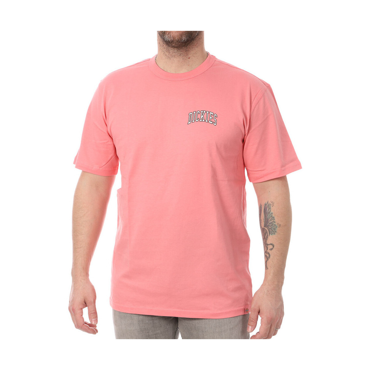 Textiel Heren T-shirts & Polo’s Dickies  Roze