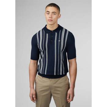 Textiel Heren T-shirts & Polo’s Ben Sherman Crickle cotton stripe polo Other