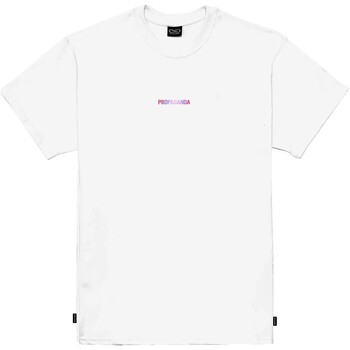 Textiel Heren T-shirts & Polo’s Propaganda T-Shirt Ribs Gradient Wit
