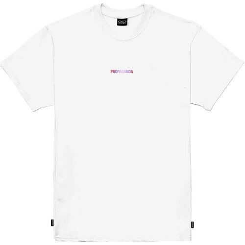 Textiel Heren T-shirts & Polo’s Propaganda T-Shirt Ribs Gradient Wit