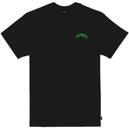 Textiel Heren T-shirts korte mouwen Propaganda T-Shirt Triangle Panther Zwart