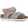 Schoenen Meisjes Sandalen / Open schoenen Colors of California Bio sandal microglitter Multicolour