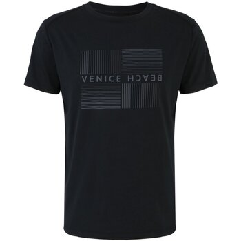 Textiel Heren T-shirts korte mouwen Venice Beach  Zwart