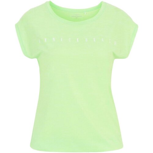 Textiel Dames T-shirts korte mouwen Venice Beach  Groen