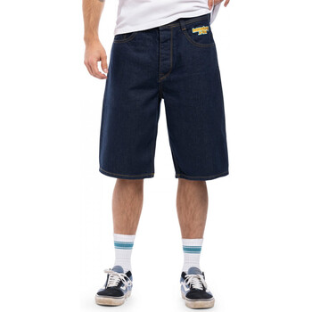 Textiel Heren Korte broeken / Bermuda's Homeboy X-tra baggy denim shorts Blauw