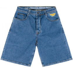 Textiel Korte broeken / Bermuda's Homeboy X-tra monster denim shorts Blauw