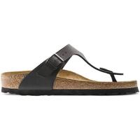 Schoenen Dames Sandalen / Open schoenen Birkenstock Gizeh 43691 Regular - Black Zwart