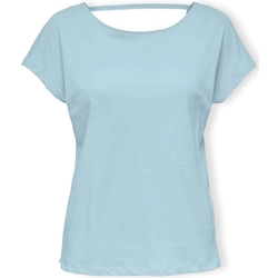 Textiel Dames Tops / Blousjes Only Top May Life S/S - Clear Sky Blauw