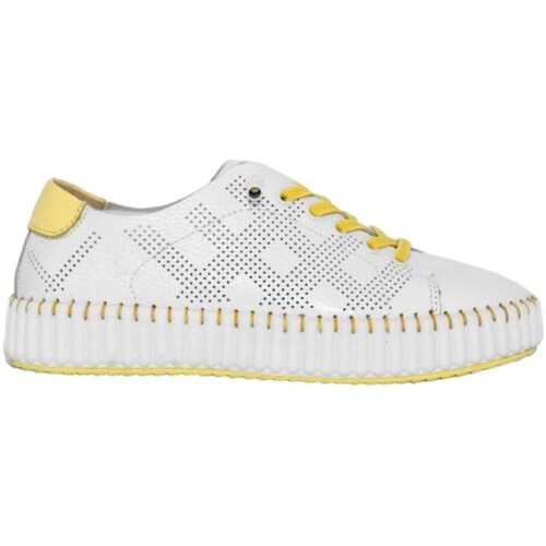Schoenen Dames Lage sneakers The Happy Monk Zapatillas  en color amarillo para Geel