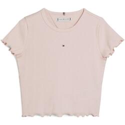 Textiel Meisjes T-shirts & Polo’s Tommy Hilfiger  Roze