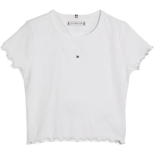 Textiel Meisjes T-shirts & Polo’s Tommy Hilfiger  Wit