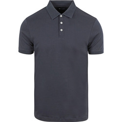 Textiel Heren T-shirts & Polo’s Suitable Liquid Poloshirt Wit Blauw