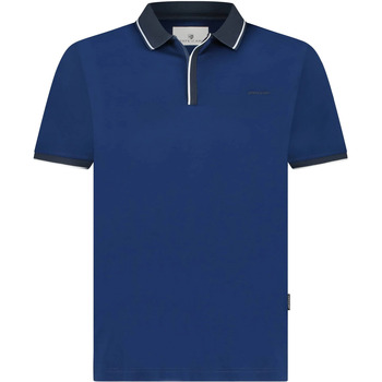 Textiel Heren T-shirts & Polo’s State Of Art Jersey Polo Donkerblauw Blauw