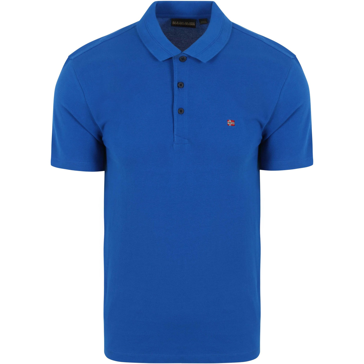 Textiel Heren T-shirts & Polo’s Napapijri Ealis Polo Kobaltblauw Blauw