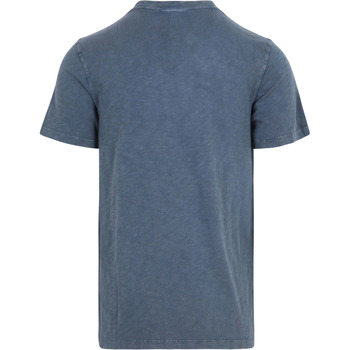 Superdry Slub T-Shirt Melange Blauw Blauw