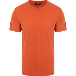 Textiel Heren T-shirts & Polo’s Superdry Slub T-Shirt Melange Oranje Oranje