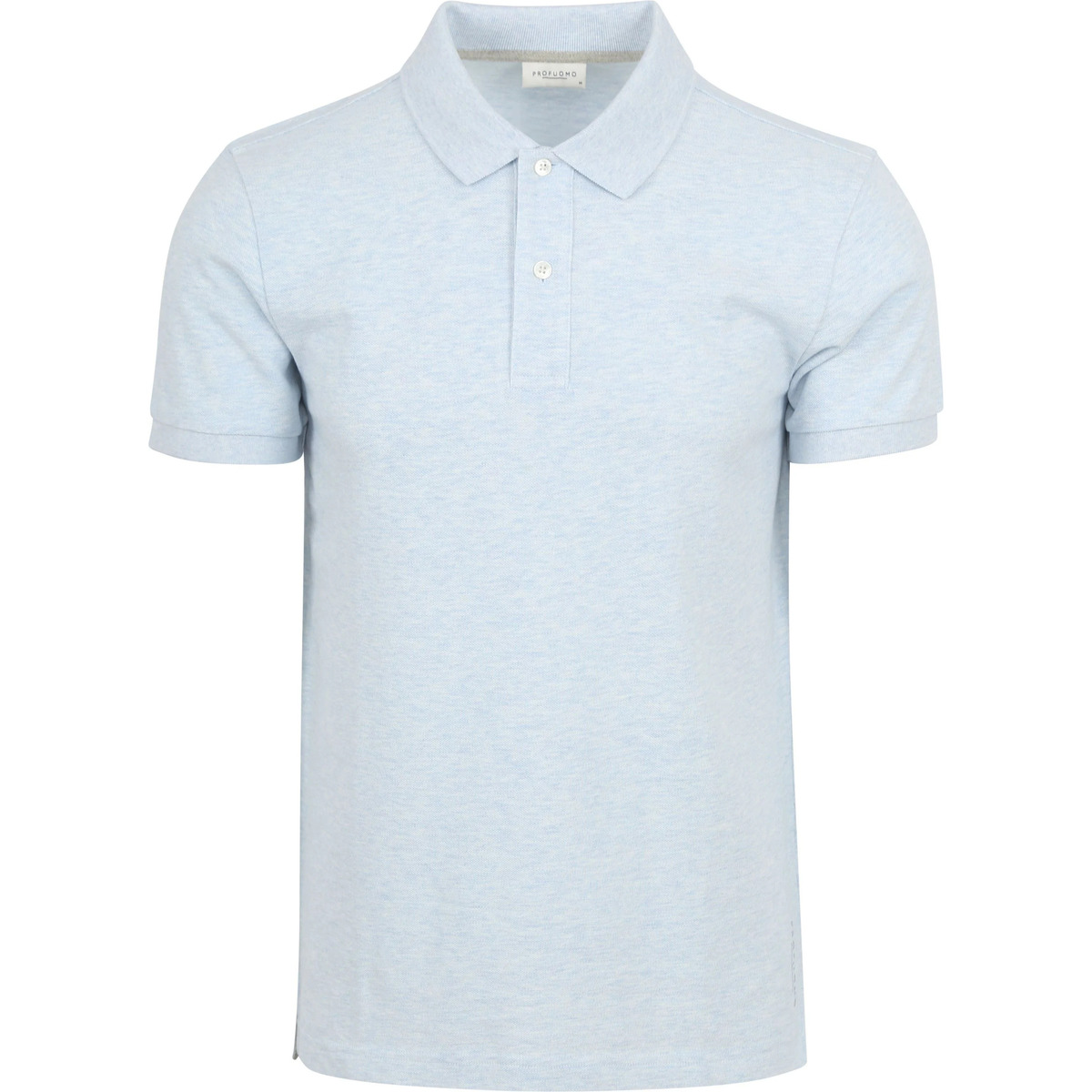 Textiel Heren T-shirts & Polo’s Profuomo Piqué Poloshirt Lichtblauw Blauw