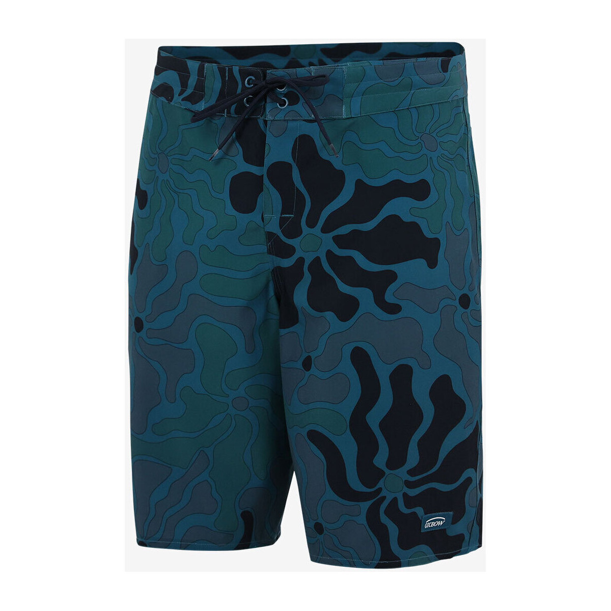Textiel Heren Zwembroeken/ Zwemshorts Oxbow Stretch boardshort met camouflageprint BAKAIRI Blauw