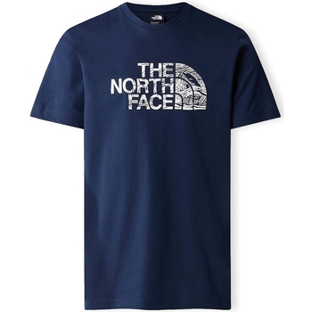 The North Face T-shirt Woodcut Dome T-Shirt Summit Navy