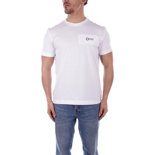 Textiel Heren T-shirts korte mouwen Suns TSS41034U Wit