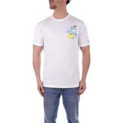 Textiel Heren T-shirts korte mouwen Mc2 Saint Barth TSHM001 Wit
