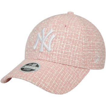 New-Era Wmns Summer Tweed 9FORTY New York Yankees Cap Roze