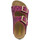 Schoenen Dames Sandalen / Open schoenen Colors of California Glitter sandal 2 buckles Roze